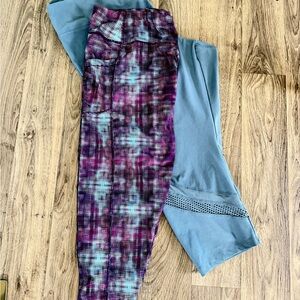 Avia & RBX Leggings Bundle 2X 3X Plus Size Activewear Workout Pants Gym Yoga
